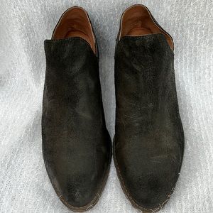 Lucky Brand suede leather booties, size 8M